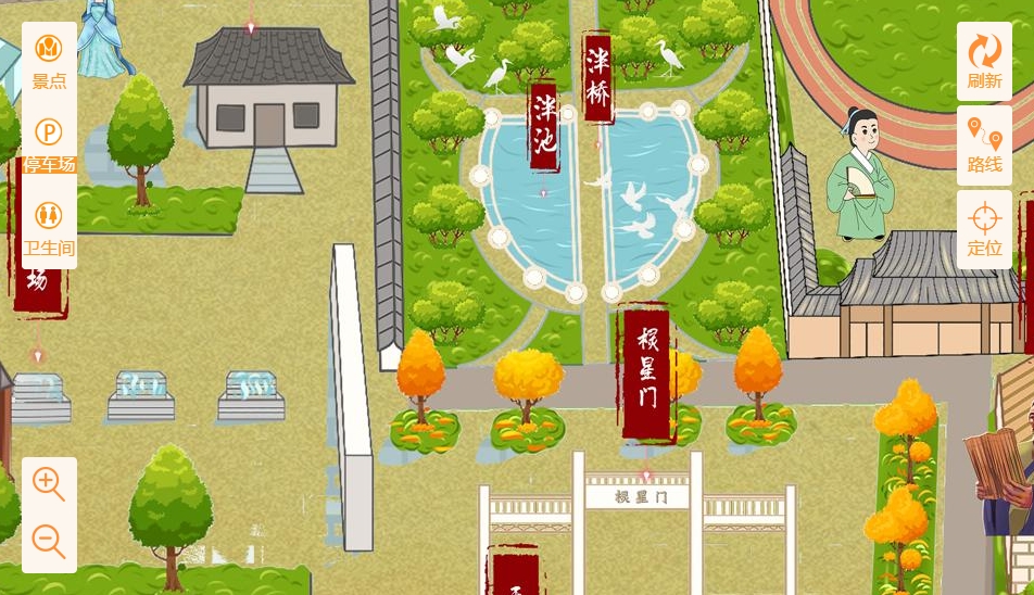 浦东手绘地图景区语音讲解导览系统：智慧景区建设的基石